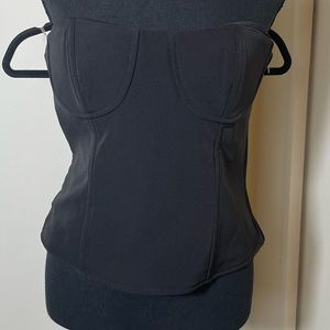 Black sweetheart corset